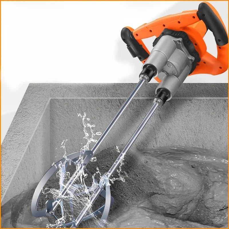 220V 2500W Handheld Electric Double Rod Mixer 6-Speed Electric Mixer Tool QXL
