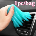 Car Interior Cleaning Gel | Universal Dust Cleaner Slime Car Cleaning Gel QXL Blue 1bag