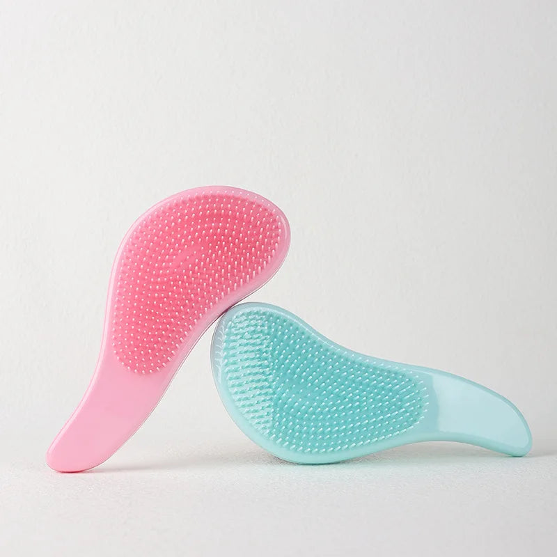 Marble Anti-Static Detangling Massage Hair Brush Comb Detangling Hair Comb QXL