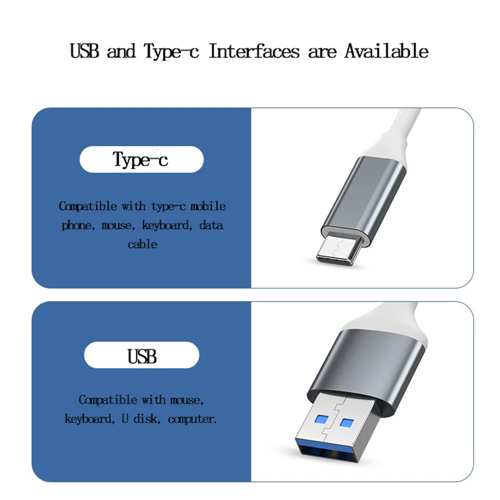 4-Port USB-C Hub | USB 3.0 Splitter 5Gbps for MacBook & Laptop USB-C Hub Adapter QXL