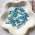 Blue Sparkle Dolphin & Bunny Hair Clips – 8-Pack Resin Resin Hair Clips QXL 8pcs