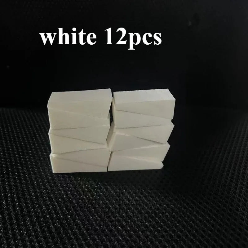 Disposable Latex-Free Triangle Makeup Sponge Puffs | 12 & 52 Pack Makeup Sponge Puffs QXL