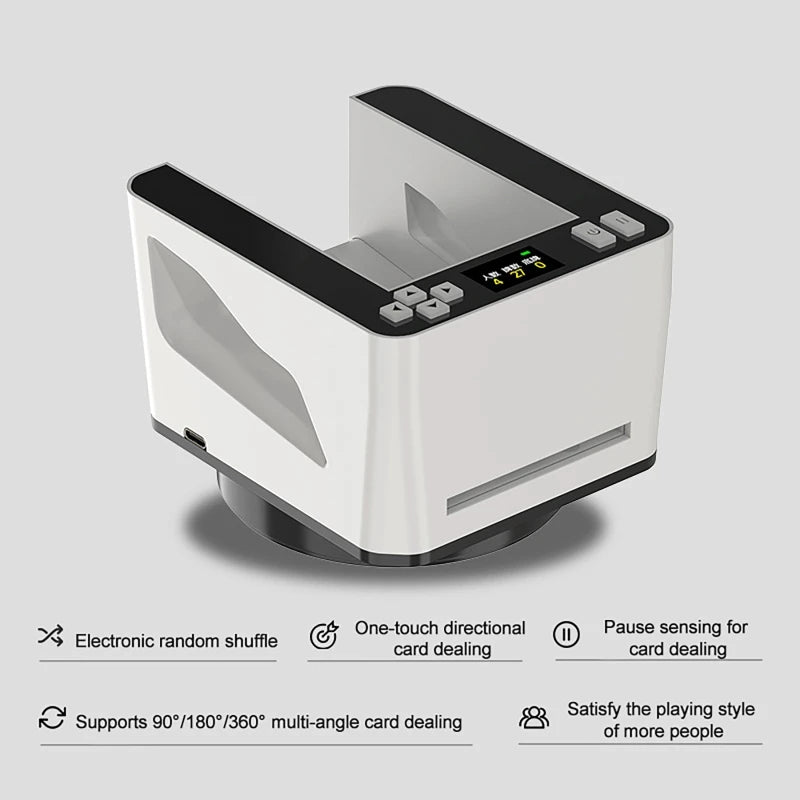 Electric Automatic Card Dealer | Adjustable Speed, 360° Dealing Card Dealing Machine QXL