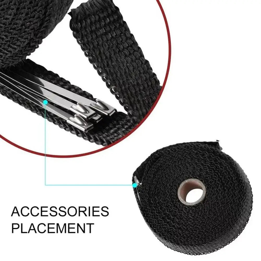 Aluminum Foil Exhaust Heat Wrap Tape | Up to 2000°F Exhaust Heat Wrap Tape QXL