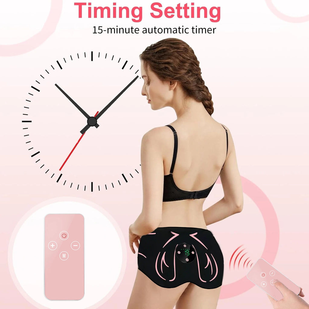 EMS Hip Massager & Glute Trainer | Rechargeable Muscle Toner EMS Muscle Toner QXL