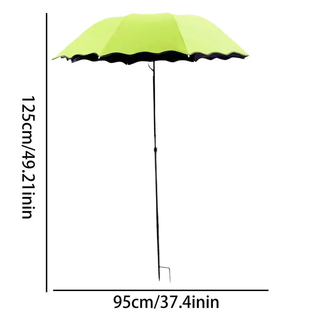 Plant Shade Umbrella | UV & Rain Protection for Gardens Garden Shade Umbrella QXL Red