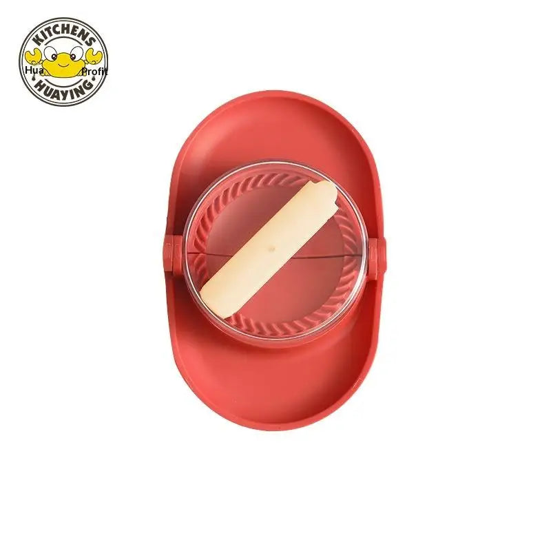 Wheat Straw Dumpling Maker Mold | Pastry Press Tool Dumpling Mold Press QXL Red