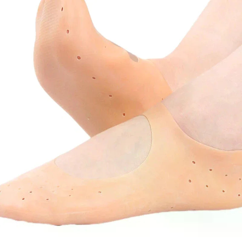 Moisturizing Silicone Gel Socks for Soft Feet | S & L Sizes Moisturizing Gel Socks QXL