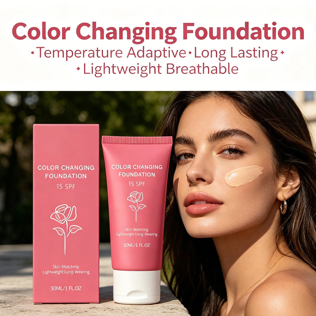 Color Changing Foundation | Waterproof, Adaptive & Long-Lasting Color Changing Foundation QXL