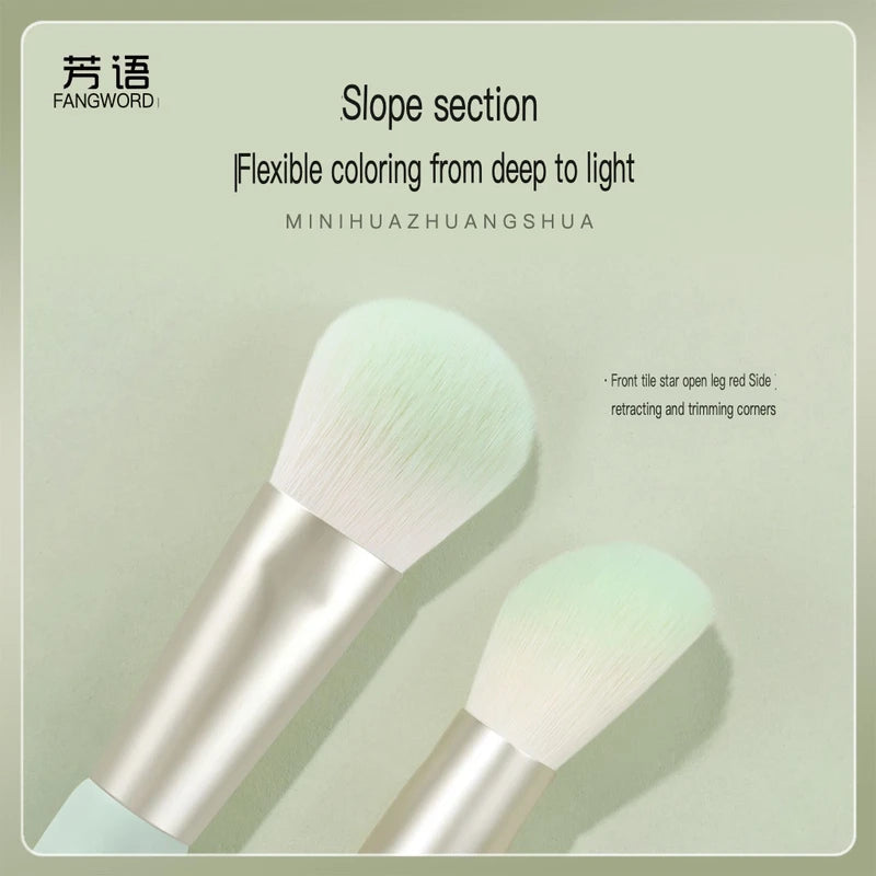 8-Piece Mini Portable Makeup Brush Set | Travel Kit Travel Makeup Brush Set QXL