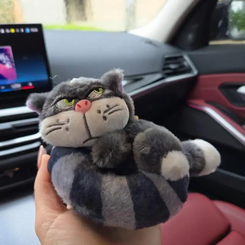 Lucifer Cat Plush Keychain Pendant | Backpack Charm Doll Plush Keychain Charm QXL
