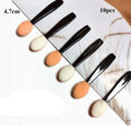 10-Pack Disposable Eyeshadow Sponge Stick Brushes | Double & Single Eyeshadow Applicator Brush QXL 3