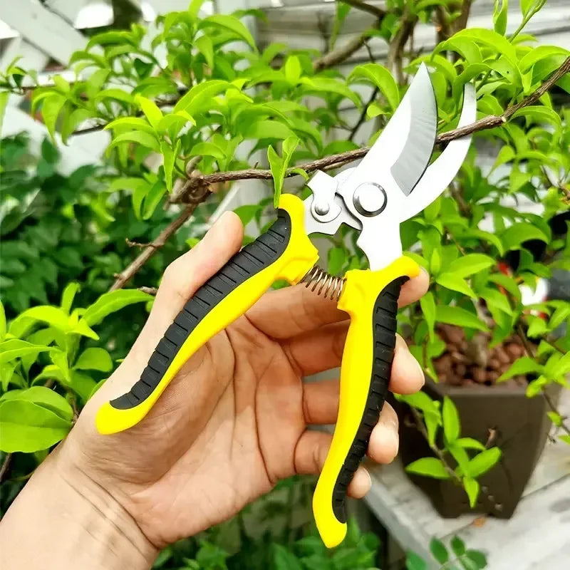 Professional Garden Pruning Shears – Stainless Steel Branch Trimmer Garden Pruning Shears QXL