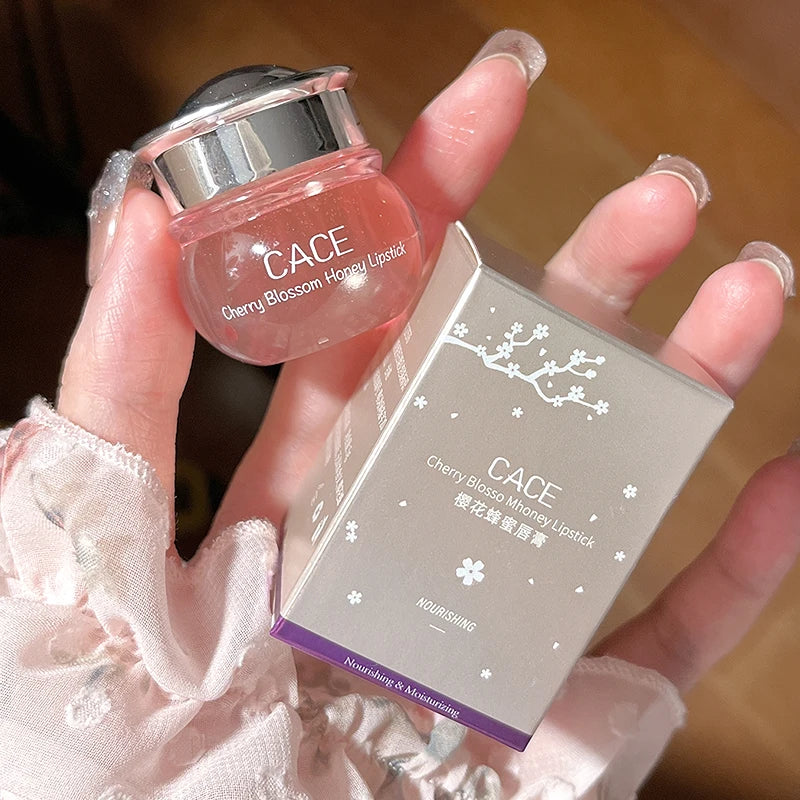 CACE Honey Cherry Lip Oil Balm | Clear Moisturizing Lip Gloss Lip Oil Balm QXL