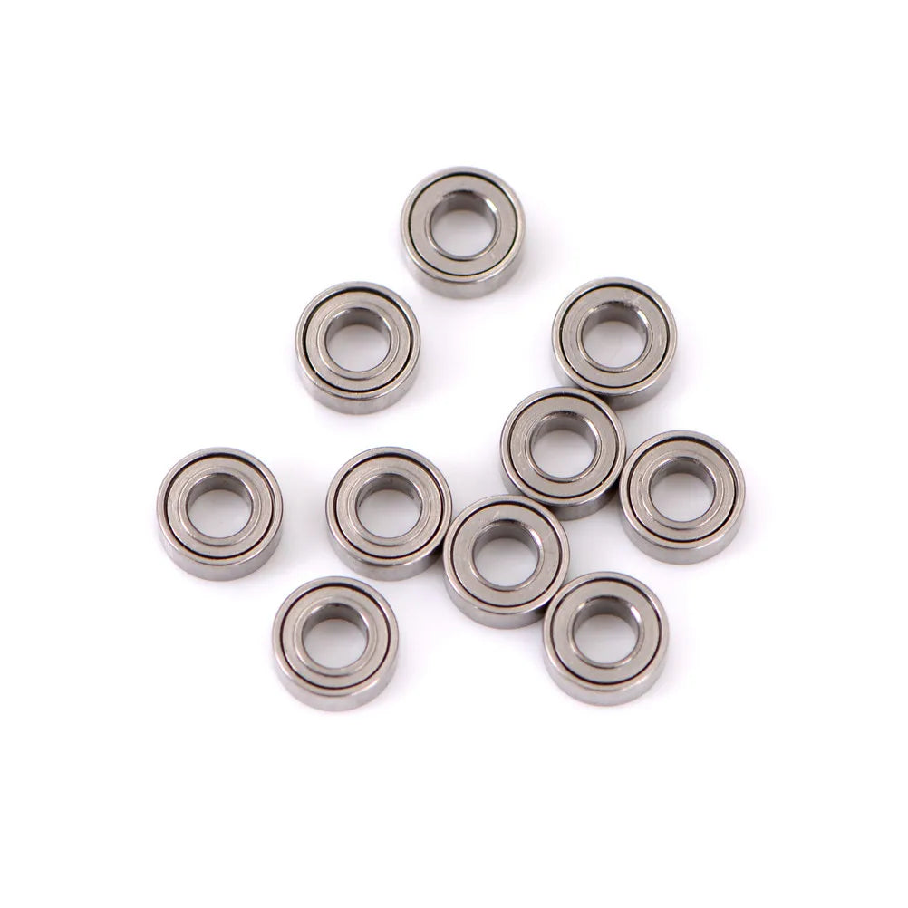 10-Pack MR63ZZ Mini Ball Bearings 3×6×2.5mm Bearing Steel Mini Ball Bearings QXL