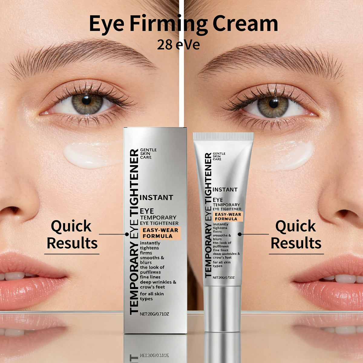 Temporary Eye Tightener Cream – Firming & Lifting 30g Eye Tightener Cream QXL