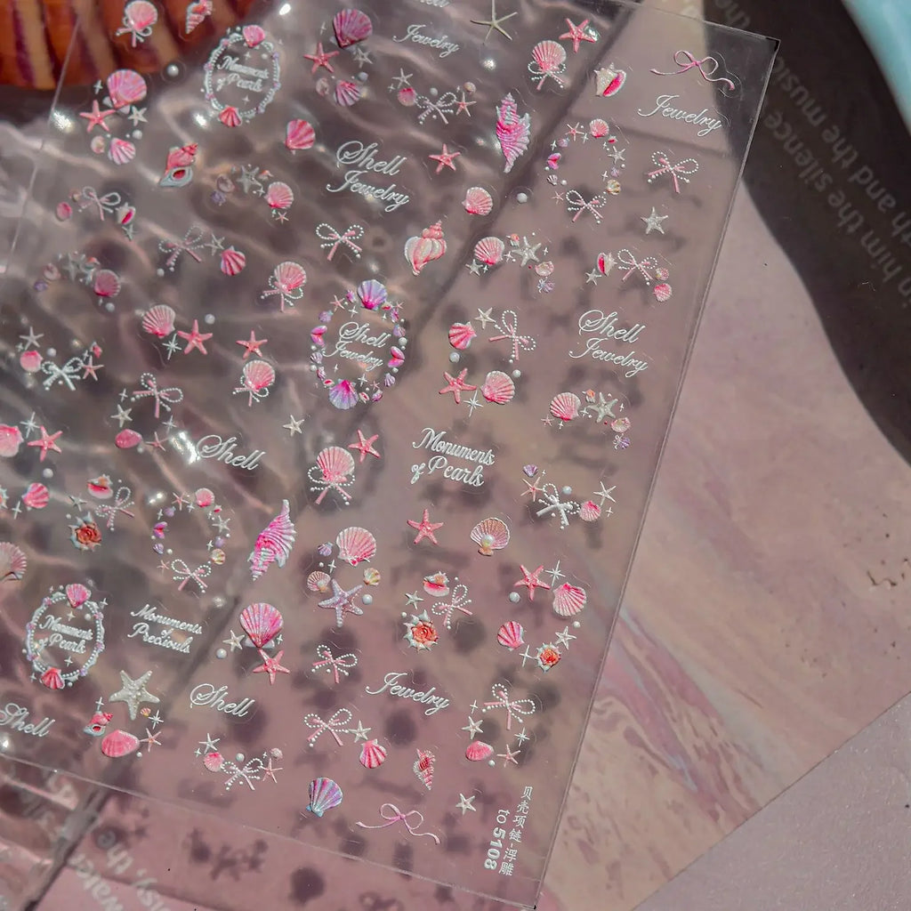 5D Ocean Fish Nail Art Stickers | Self-Adhesive Manicure Decals
