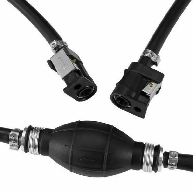 1.9m Outboard Fuel Line Kit 6mm/8mm Hose & Primer Bulb Marine Fuel Line Kit QXL