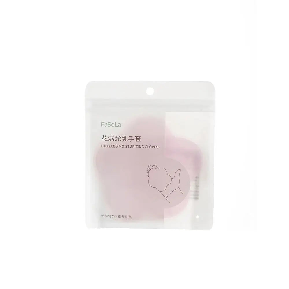 Flower Shaped Lotion Applicator Glove | Non-Absorbent PU Lotion Applicator Glove QXL