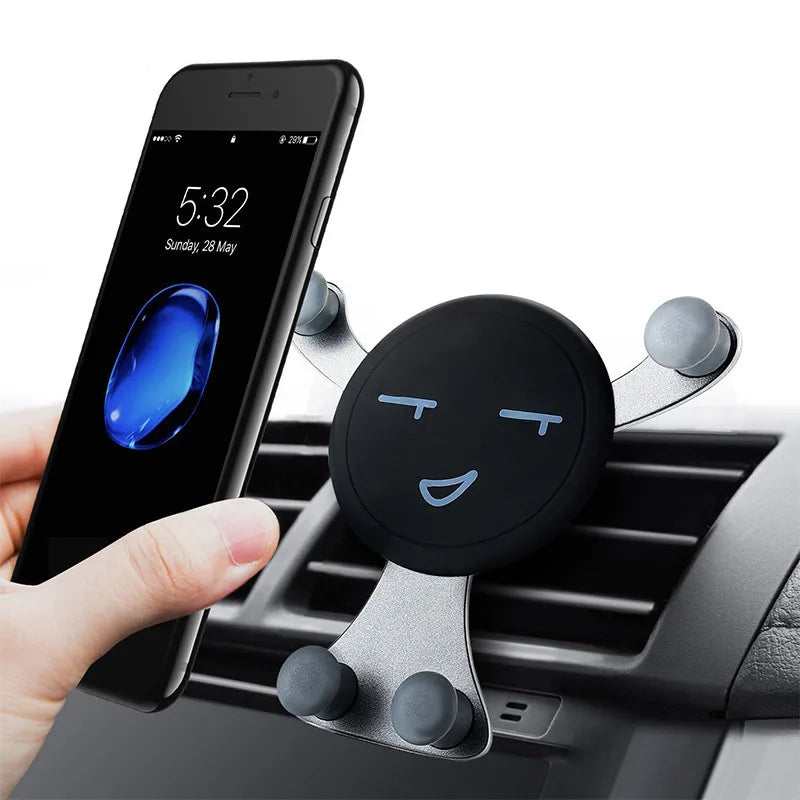 Gravity Bear Car Phone Holder – Air Vent Clip Mount Car Phone Mount QXL
