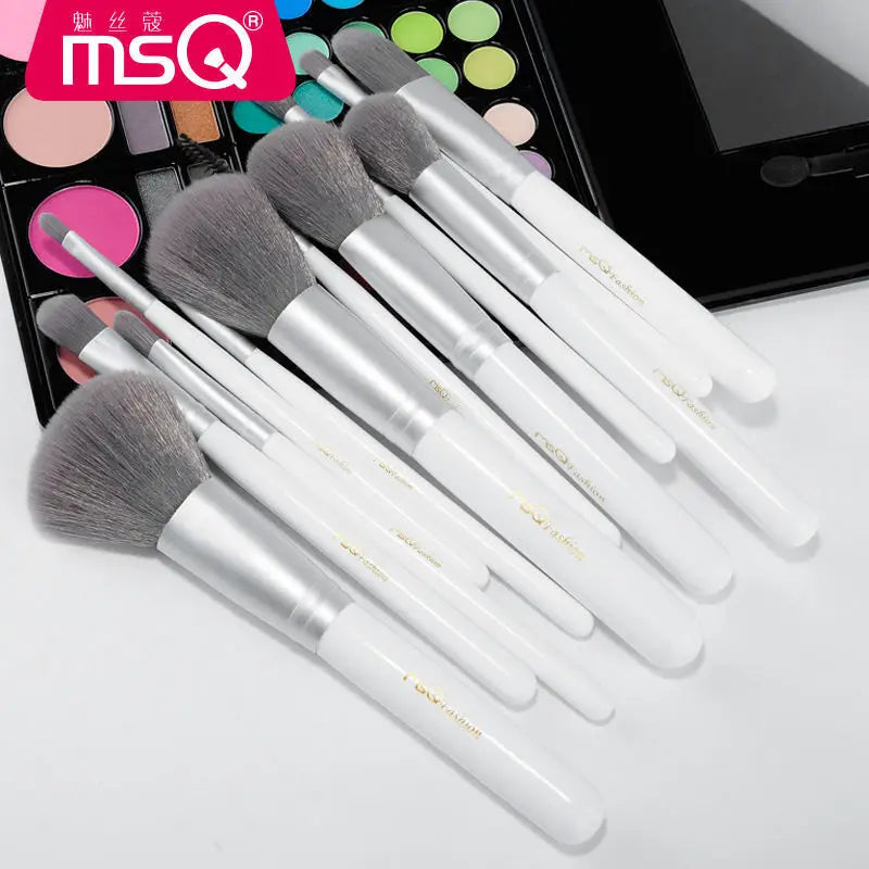 12-Piece Beginner Makeup Brush Set | Eyeshadow Blush Powder Makeup Brush Set QXL