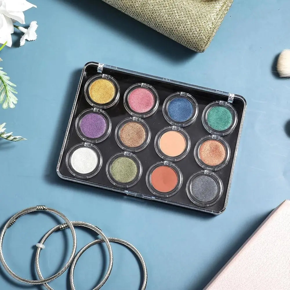 Magnetic Makeup Palette | Frosted Clear Empty Eyeshadow Case Empty Makeup Palette QXL Default Title