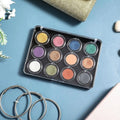 Magnetic Makeup Palette | Frosted Clear Empty Eyeshadow Case Empty Makeup Palette QXL Default Title