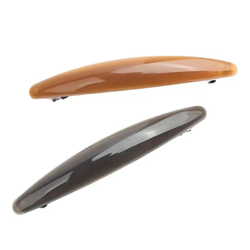Glossy Ponytail Hair Clips for Girls | Multi-Color Barrettes Hair Clip Barrette QXL
