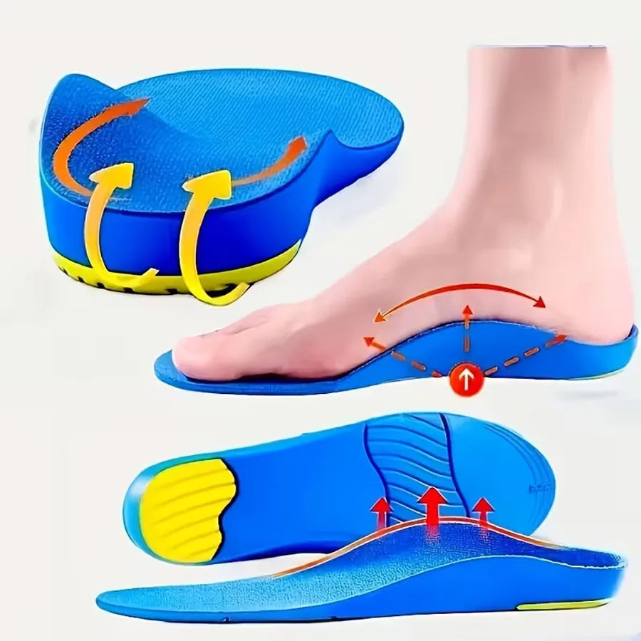 Breathable Arch Support Insoles | EVA Cushion EU35–46 Shoe Insoles QXL