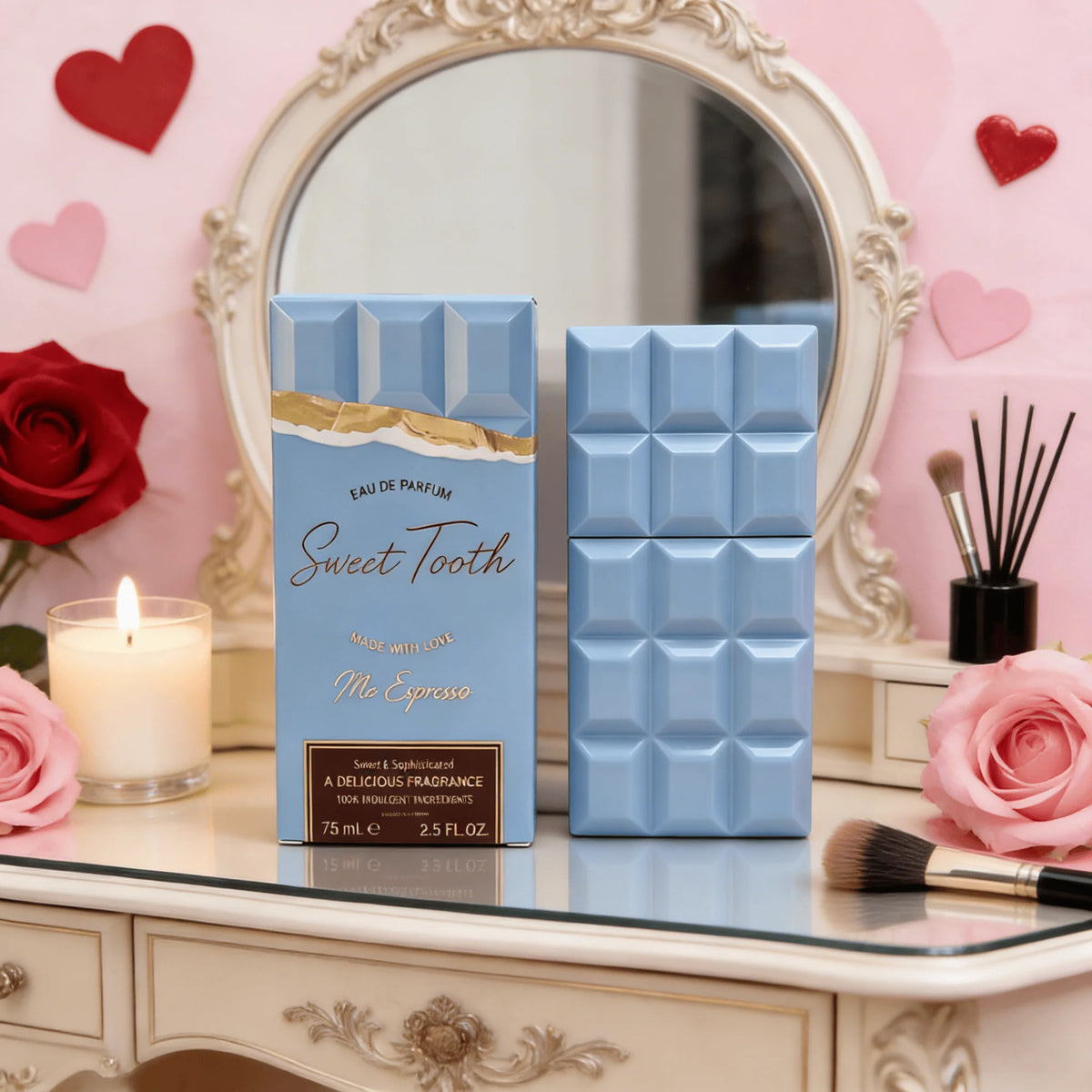 75ml Caramel Sweet Blue Eau de Parfum | Long-Lasting Unisex Scent Eau de Parfum QXL