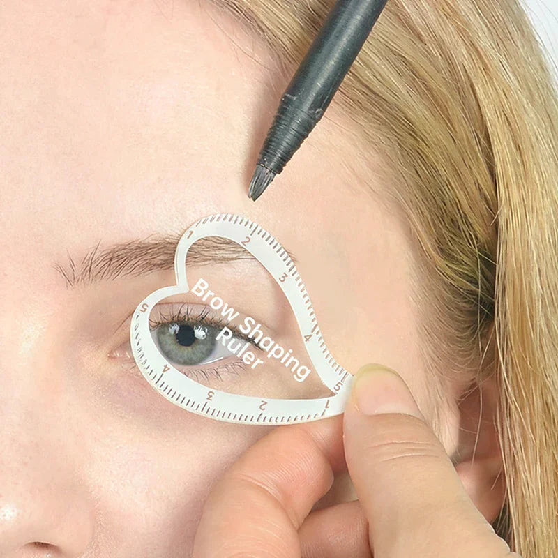 Brow Mapping Ruler | Symmetrical Eyebrow Stencil Tool Eyebrow Mapping Ruler QXL