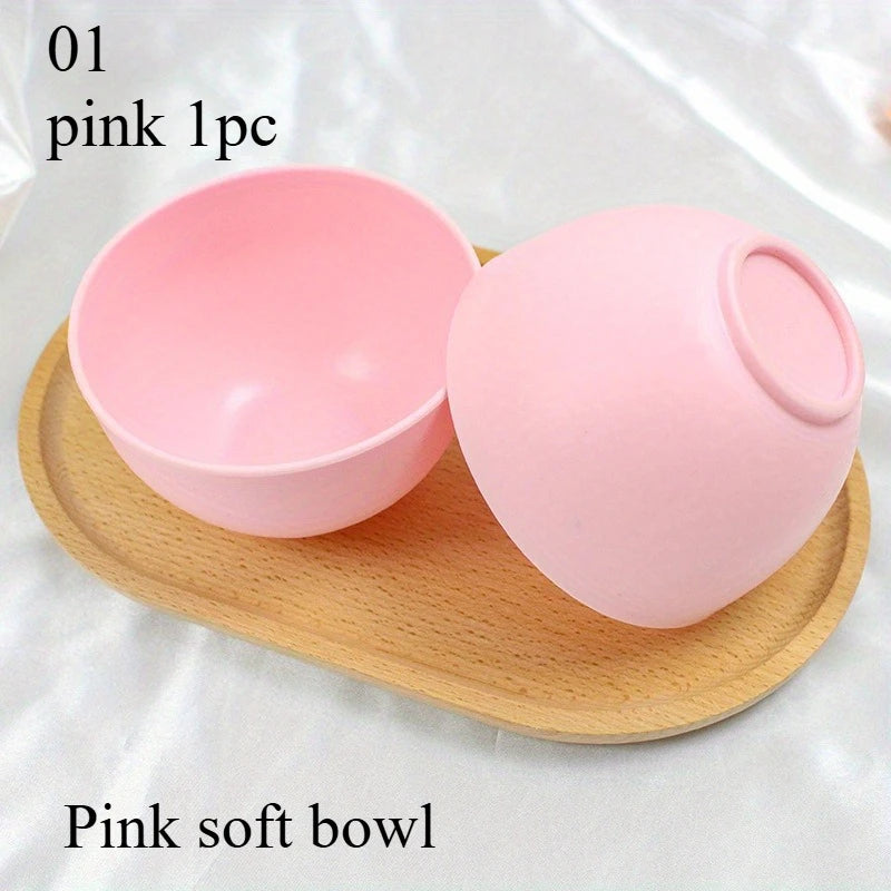 Silicone Facial Mask Mixing Bowl & Stick Set – Large Mask Mixing Bowl Set QXL Pink 01 1pc