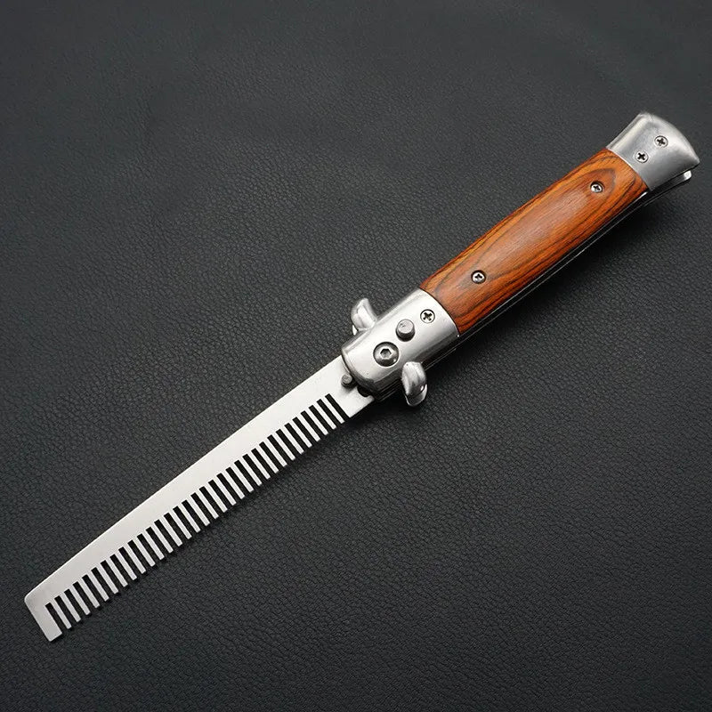 Butterfly Folding Pocket Comb | Stainless Steel Men's Comb Folding Pocket Comb QXL