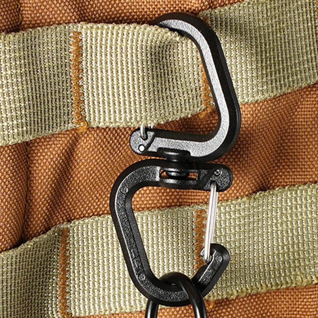360° Rotating Double Carabiner Swivel Keychain Clip Swivel Carabiner Clip QXL