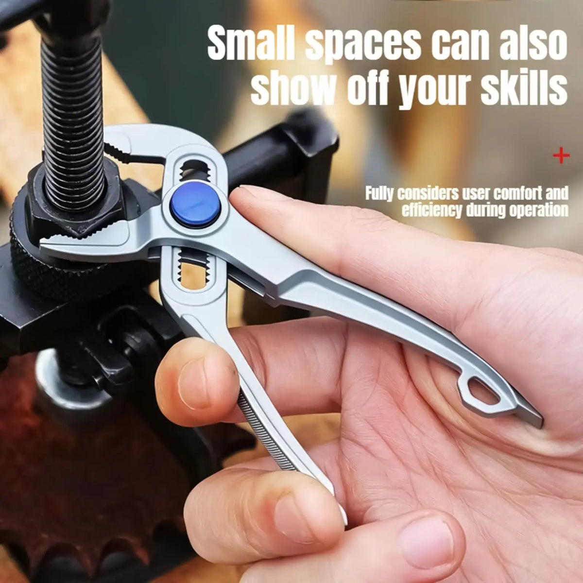 Quick-Release Adjustable Channel Lock Pliers | Smooth Jaw Adjustable Pliers QXL