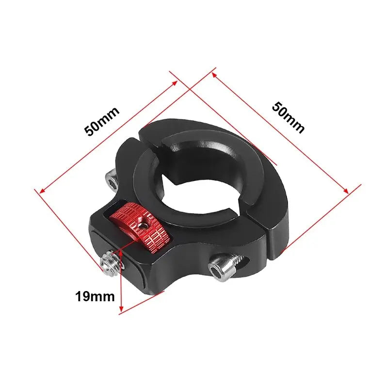 Bike & Motorcycle Handlebar Mount for GoPro, Insta360 & GPS Handlebar Camera Mount QXL