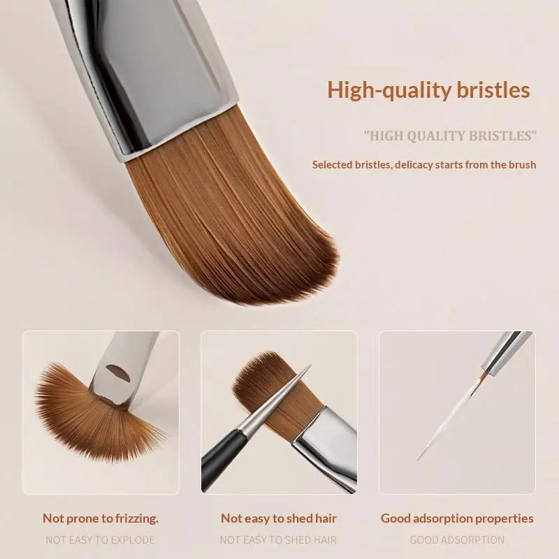 Nail Art Liner Brush | UV Gel 3D Carving & Line Drawing Pen Nail Art Brush QXL