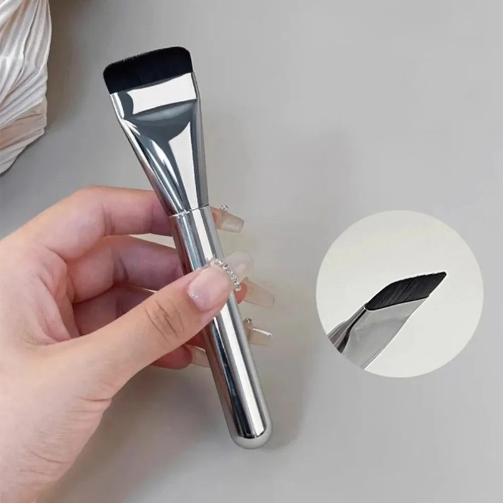 Stainless Steel Makeup Mixing Palette & Spatula Tool Makeup Mixing Palette QXL
