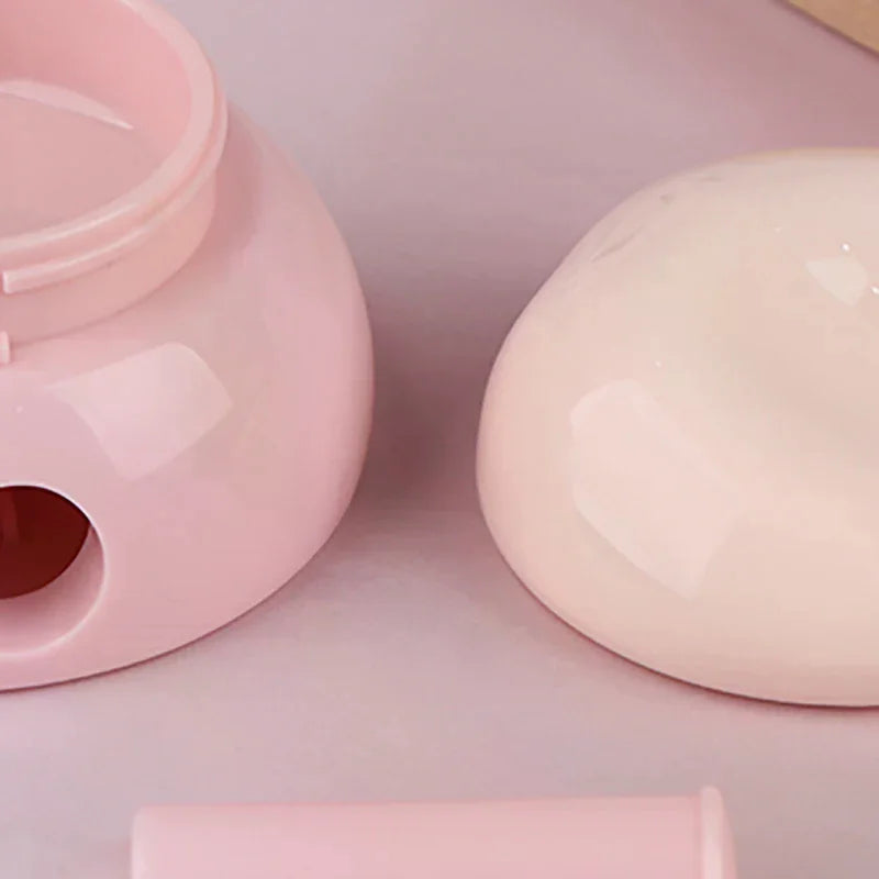 3.5g Mini Refillable Cosmetic Jar with Silicone Spoon Cosmetic Jar QXL