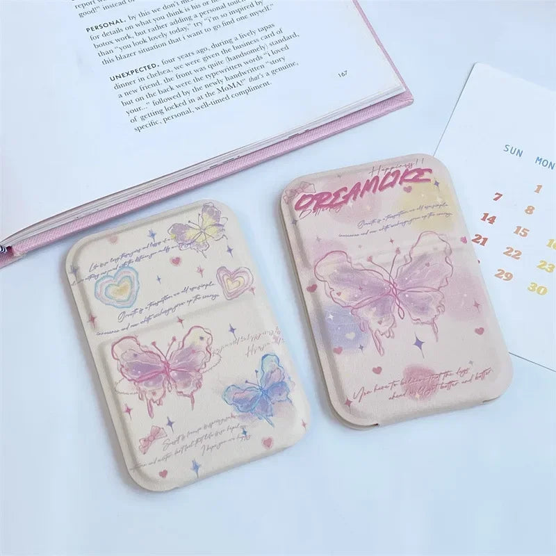 Butterfly Foldable Compact Makeup Mirror | Portable Travel Mini Compact Makeup Mirror QXL