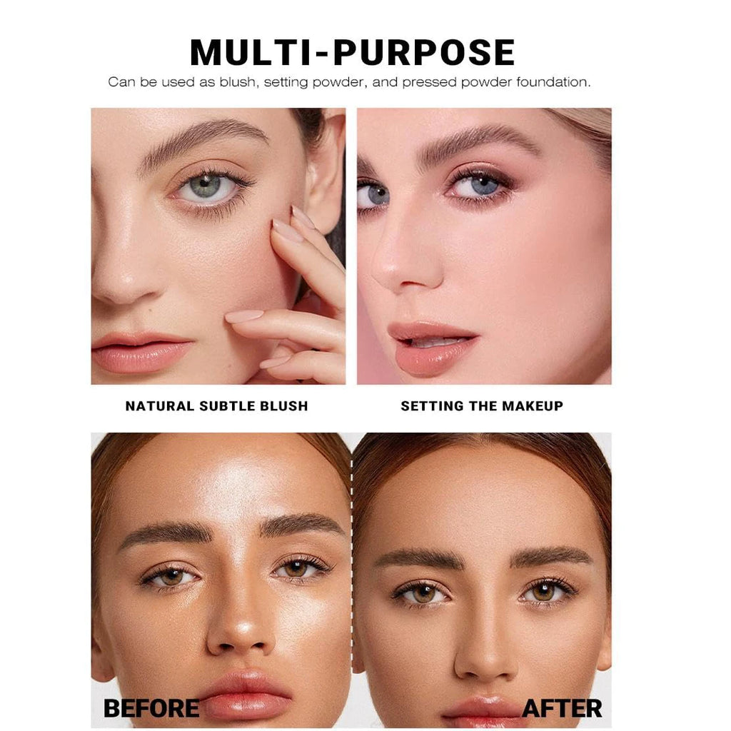Multi-Colored Setting Powder Palette | Matte Finishing Powder Setting Powder Palette QXL