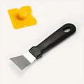 Glass & Stovetop Scraper | Remove Labels, Stickers & Paint Kitchen Scraper Tool QXL Curved shovel 2pc