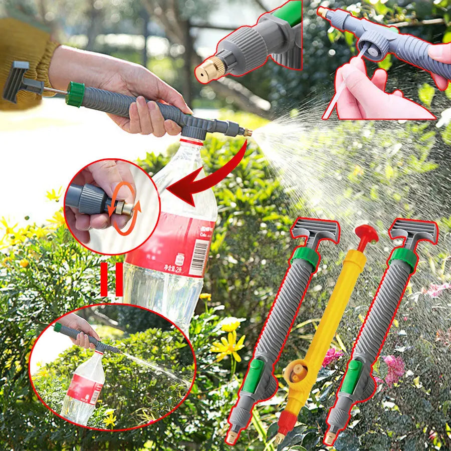 Portable Garden Water Gun | 2-Pattern High-Pressure Sprayer Garden Hose Sprayer QXL