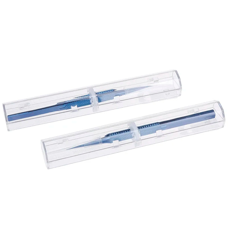 Titanium Lash Extension Tweezers | Anti-Static Curved Tips Lash Extension Tweezers QXL
