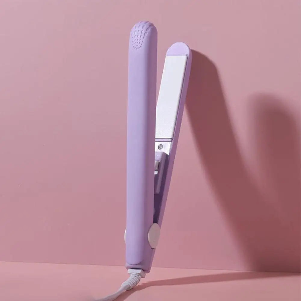 Mini 2-in-1 Hair Straightener & Curler | Portable Bangs Clip Mini Hair Straightener QXL