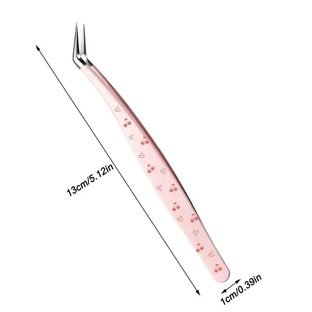 Curved Anti-Static Tweezers | Stainless Steel Cartoon Design Precision Tweezers QXL