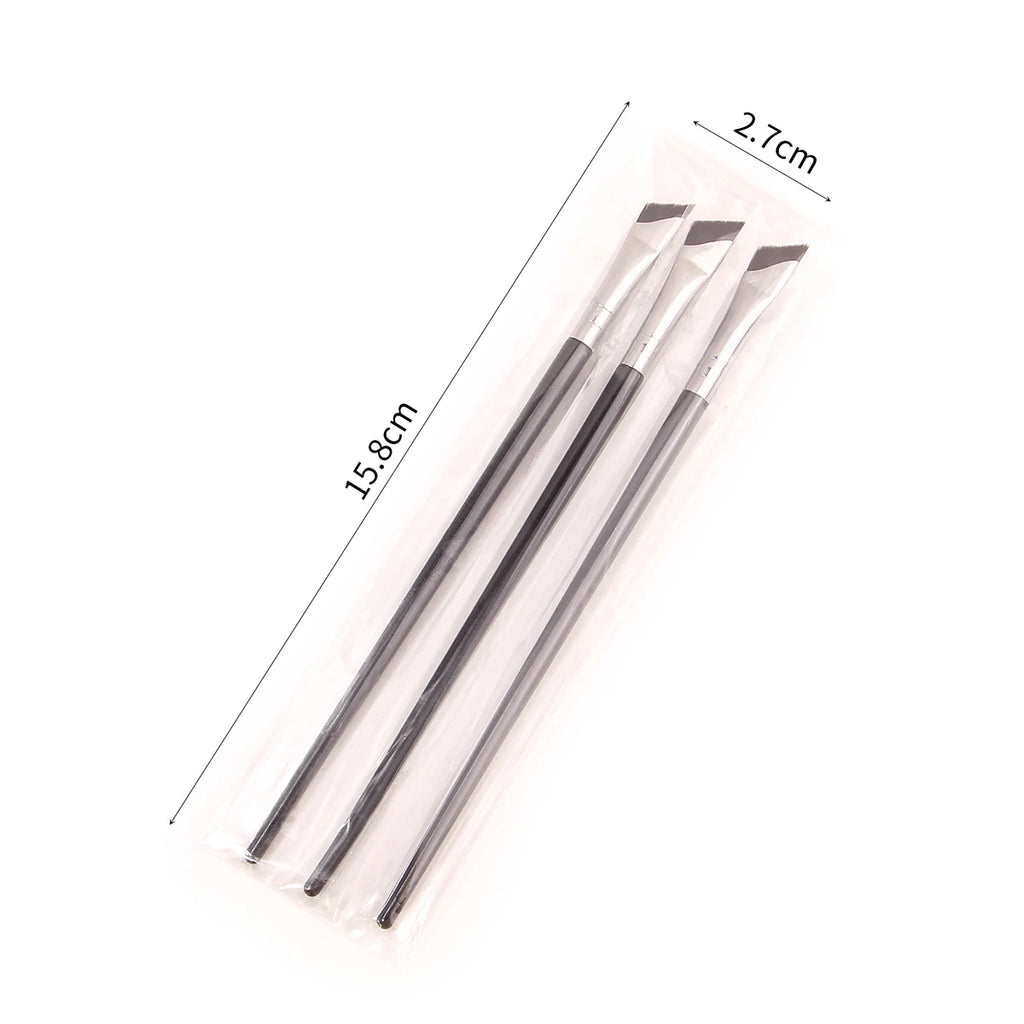 KOSSHOW Ultra-Thin Angled Brush | Brow & Gel Eyeliner Angled Makeup Brush QXL