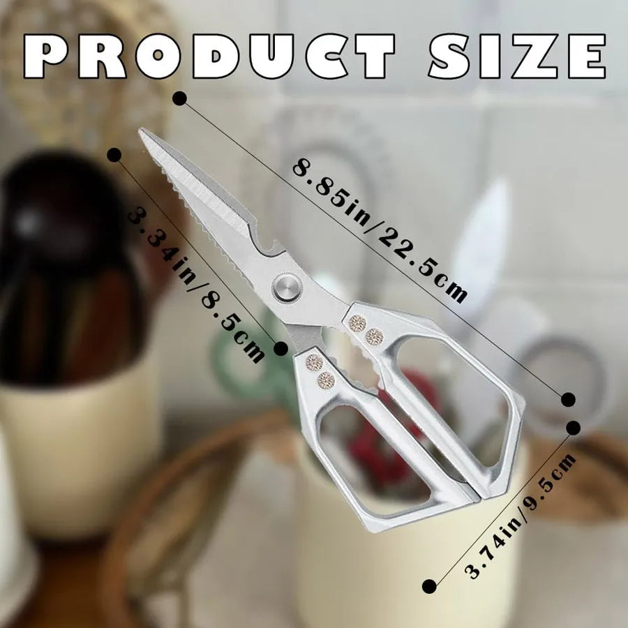 Multifunctional Kitchen Scissors | Stainless Steel Bone Cutter Kitchen Shears QXL