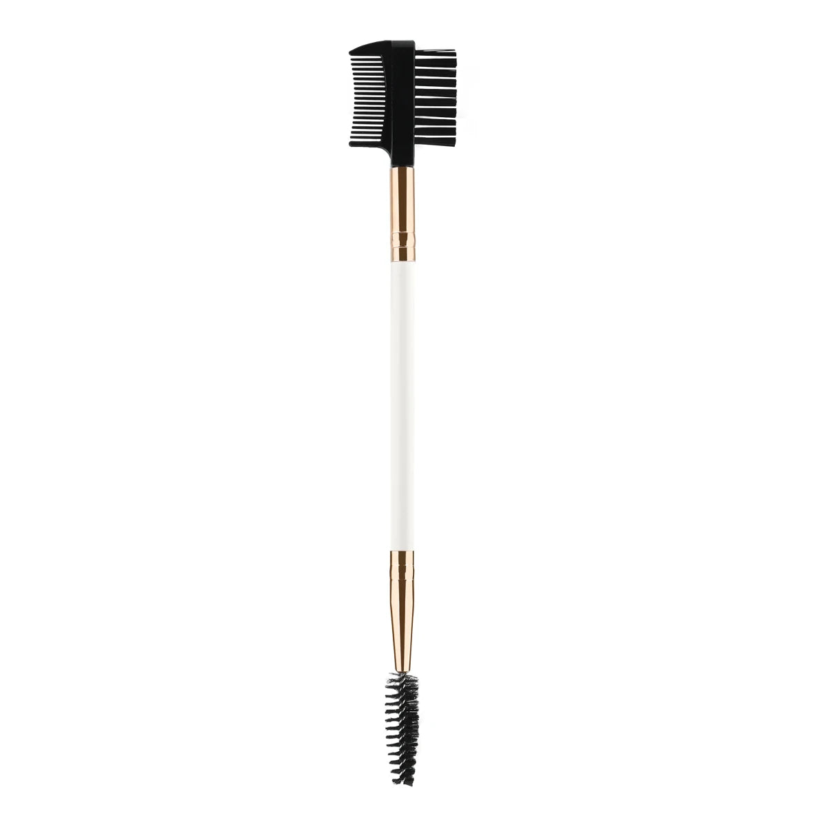 3-Head Spoolie Eyebrow & Eyelash Brush Set | 1/2/5 Pack Spoolie Brush Set QXL white gold
