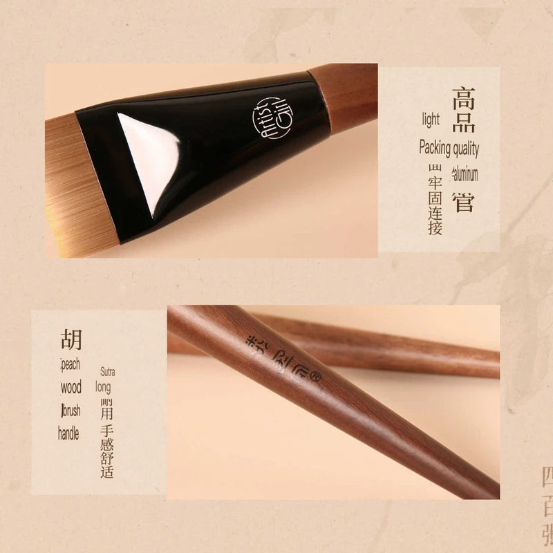 B78 Tick-Mark Foundation Brush | Seamless Liquid Coverage Foundation Makeup Brush QXL